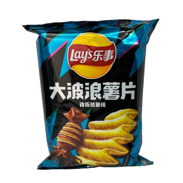 Lays Big Wave Sizzle Squid Chip