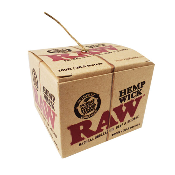 Raw Hempwick Spool 100ft