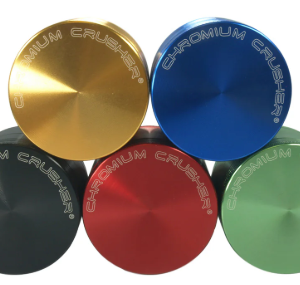 2.5" Chromium Crusher Black Leaf Grinder