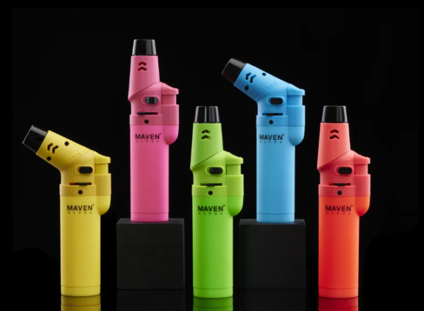 Maven Alpha+ Neon Lighter Disp 15ct