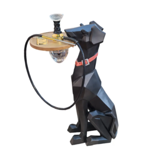 Khateeb Dobermann Dog Hookah Stand