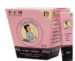 Blazy Susan Pink 1 1/4 Pre Roll Cones (6ct) Disp of 21