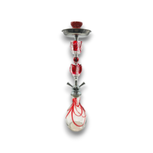 24" Khateeb Floral 2 Hose Hookah Box Kit