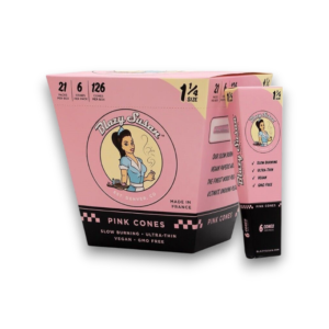 Blazy Susan Pink 1 1/4 Pre Roll Cones (6ct) Disp of 21