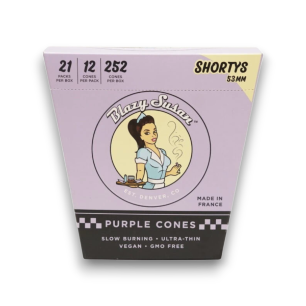 Blazy Susan Purple Shortys Cones