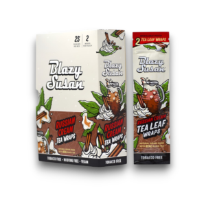 Blazy Susan Russian Cream Tea Leaf Wraps 2pk 25ct Box