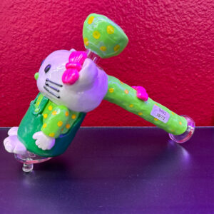 7" 3D Coated Hello Cat Bubbler