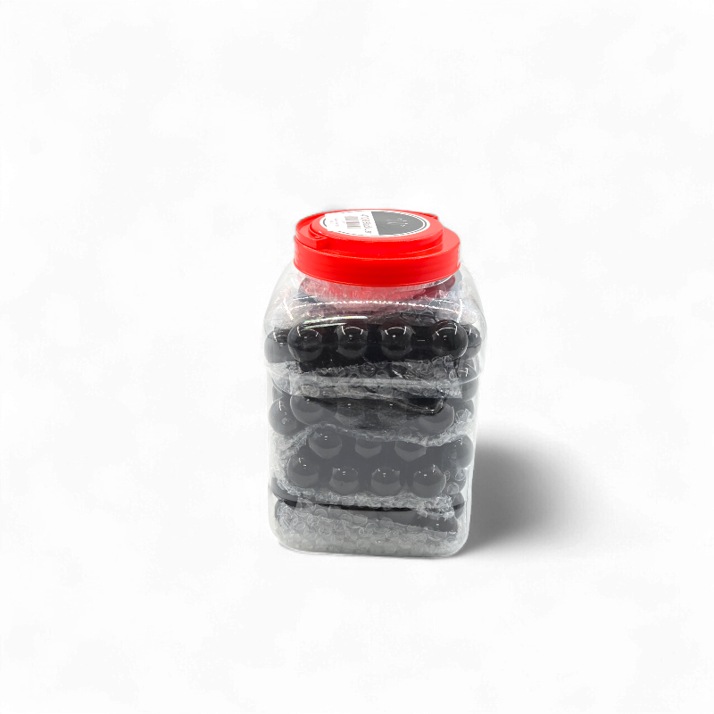 4" Black OB Jar 80ct