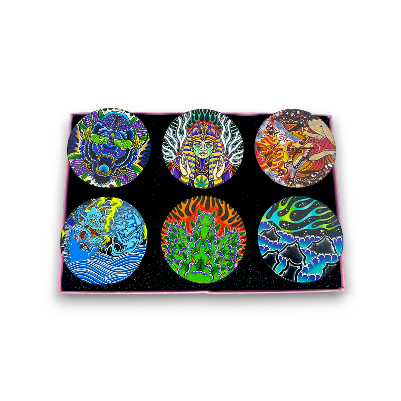 Tuff Shredder 63mm Graphic Grinders