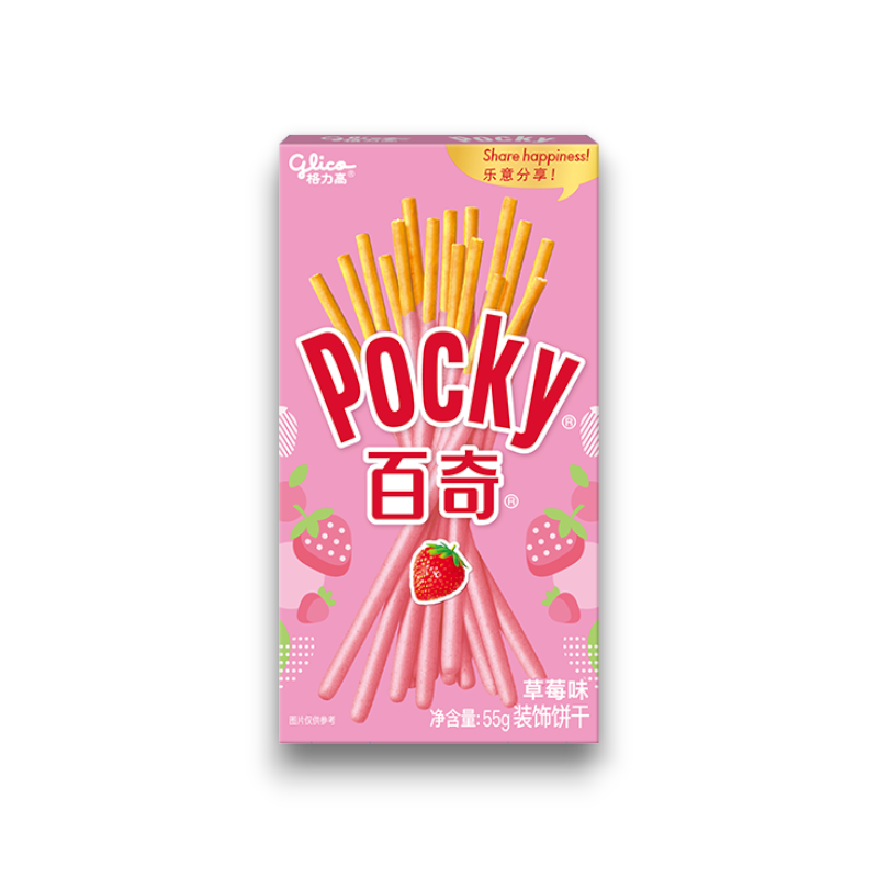 Pocky Biscuit Sticks 55g | Strawberry