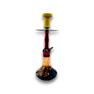 17" Khateeb Color Engraved Stem Hookah