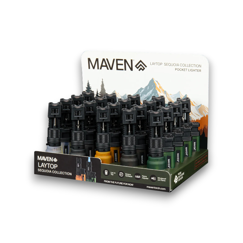 Maven Laytop Lighter Display | 20ct
