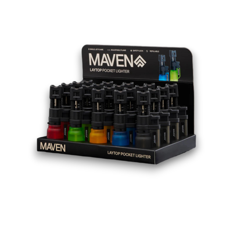 Maven Laytop Lighter Display | 20ct