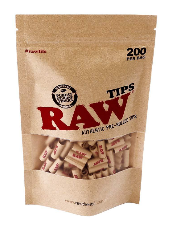 RAW® Tips | Pre-Rolled Tips | Bag of 200