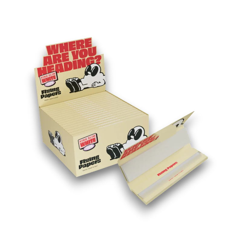 White King Size Paper + Filter tips 24 Booklets