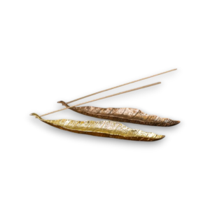 Alloy Leaf Incense Holder