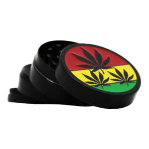 4 Part Rasta Leaf Grinders