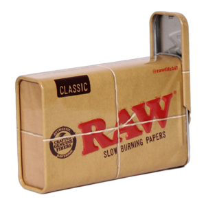 Raw Medium Metal Slide Top Tin