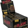 Raw Black Connoisseur 1 1/4 & Tips 24ct Box