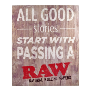 Raw Good Stories Sign