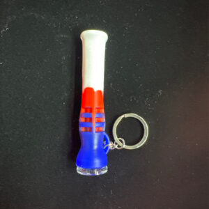 Silicone Chillum w/ Glass Bowl