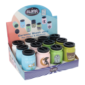 3oz Small Shaped Stash Jar