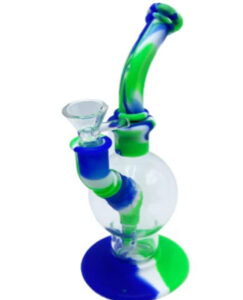 7''Silicone Round Glass Ball WP