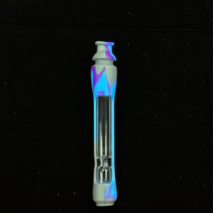 Silicone w/Glass Chillum