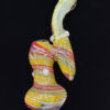 7'' Fume Striped Bubbler