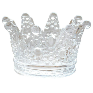 Glass Crown Ash Tray