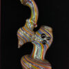 8" Rainbow Stripes Bubbler