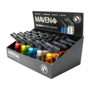 Maven Eco Metal Lighter Display