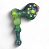 8" Green Fumed Hammer Bubbler