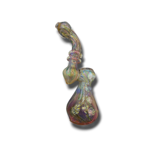 8" Pink Fumed Bubbler
