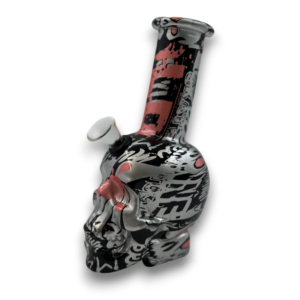 6" Dipped Skull WP