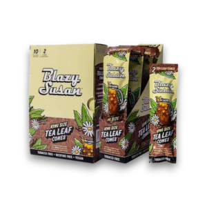 Blazy Susan Black Tea Leaf Cones King Size (2ct) - Disp of 10