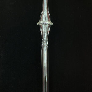 8" Clear Honey Straw
