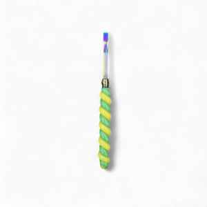 Swirl Design Glass/Metal Dabber