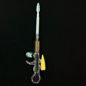 Gun Design Glass/Metal Dabber