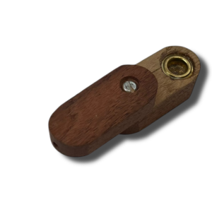 Etched Monkey Wooden Pipe