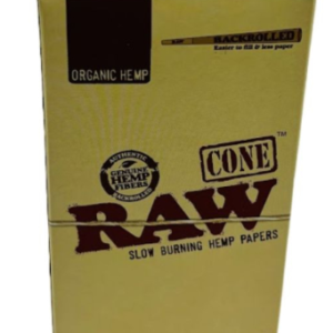 Raw Organic Pre-Rolled Cones 1 1/4 - Box of 75