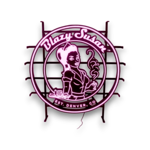 Blazy Susan Cone Shop Sign