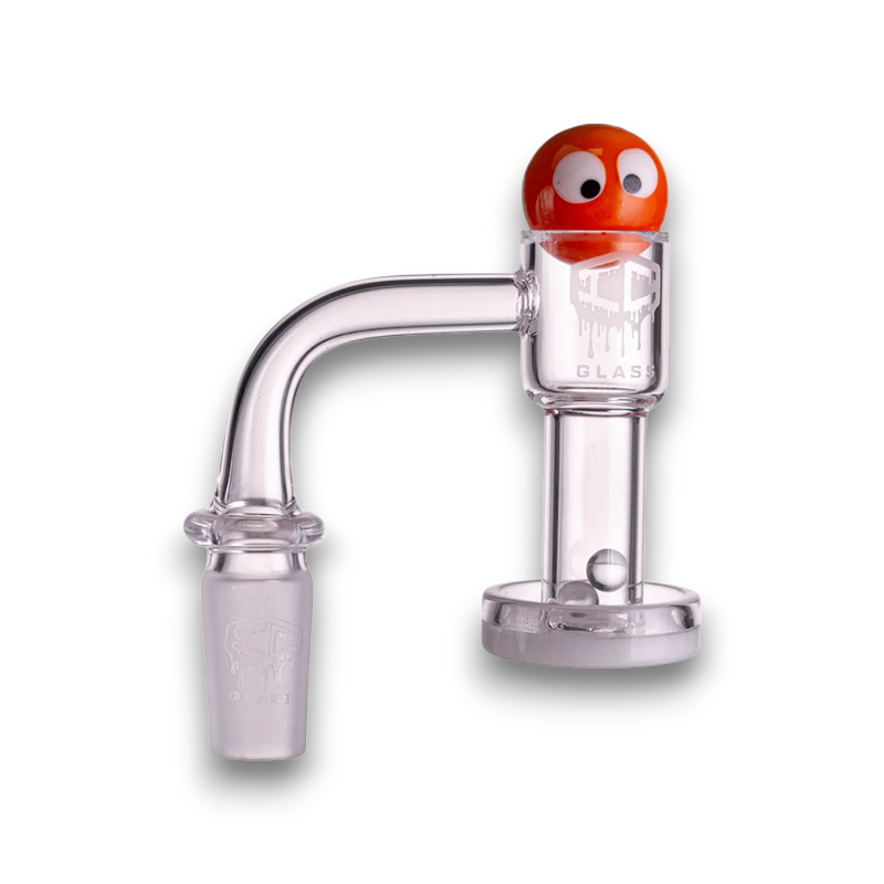 IC GLASS - FAIRCHILD | 14mm Male 90D Banger| Includes Carb Cap, Terp Balls & Sticker