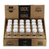 Lock N Load 20mm Glass Chillum White Caps 24ct