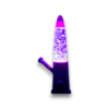 8" Kickback Glass Lava Lamp Rig