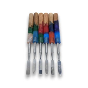 Dogg Lbs | Resin Wood Handle Dabbers | 12ct Jar