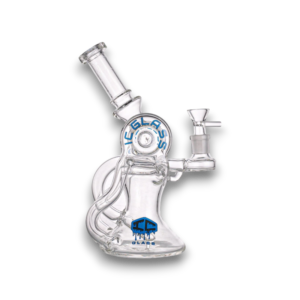 IC Glass 10" Barrel Recycler Rig