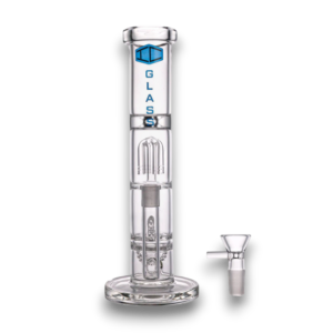 IC Glass 12" Tree/Wheel Perc Cylinder WP