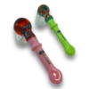 IC Glass 8" Color/Wig Wag Hammer Bubbler