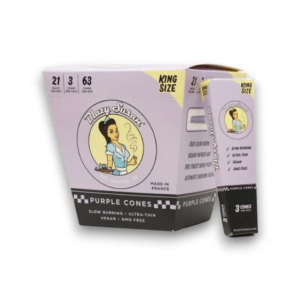 Blazy Susan Purple King Size Pre-Roll Cones (3ct) Disp of 21